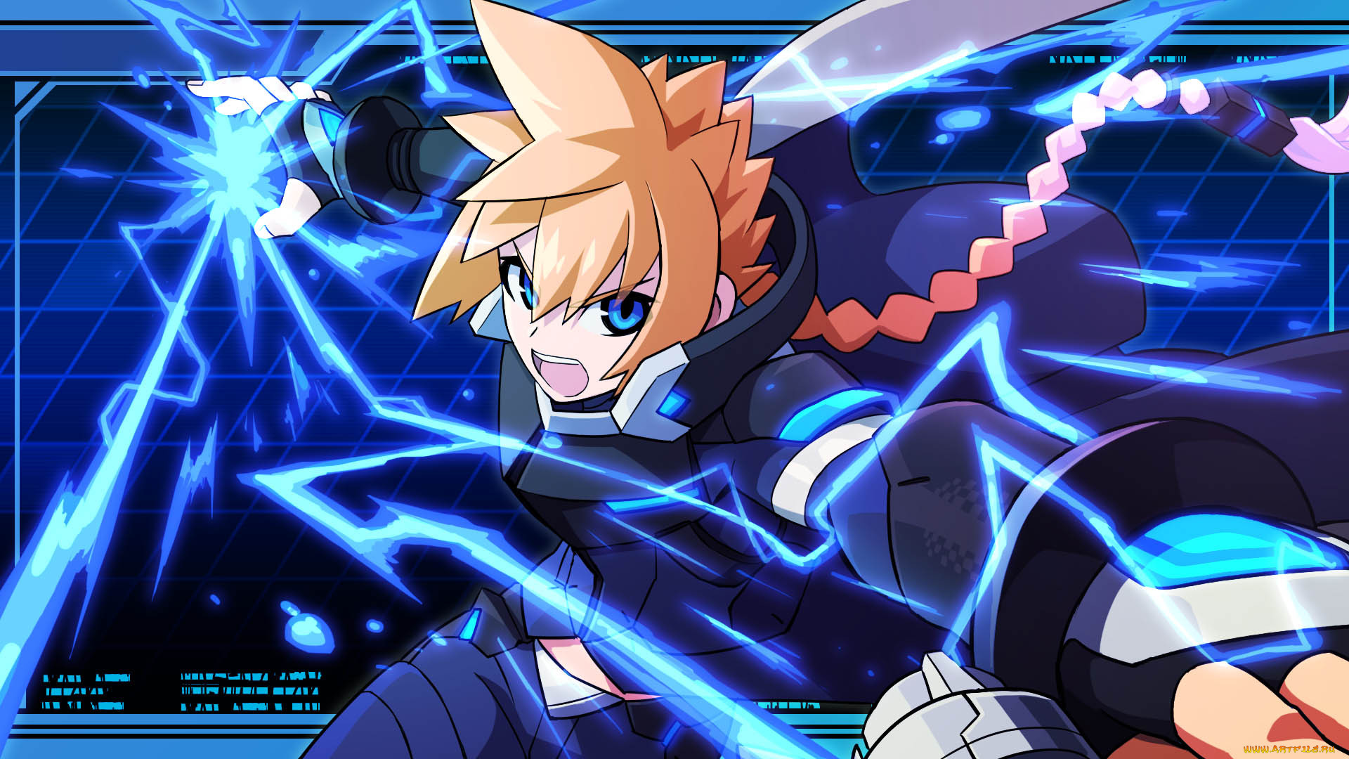 , azure striker gunvolt, azure, striker, gunvolt, 2